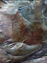 Pinturas rupestres de la Tabla del Pochico V. Zooformo inferior