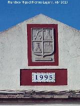 Casa de la Avenida de Andaluca n 33. Escudo y ao