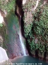 Cueva del Agua. Cascada