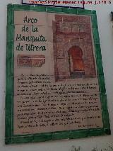 Arco de la Manquita de Utrera. Azulejos