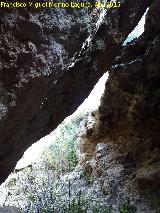 Cueva de la Zorra. Entrada frontal