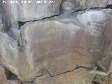 Pinturas rupestres del Abrigo de la Cueva del Santo Grupo II. Cpridos