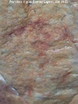 Pinturas rupestres de las Vacas del Retamoso II Grupo I. Antropomorfo central
