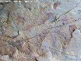 Pinturas rupestres de las Vacas del Retamoso II Grupo II. Antropomorfos de la derecha inferiores