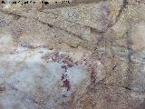 Pinturas rupestres de las Vacas del Retamoso II Grupo VII. Figura indefinida