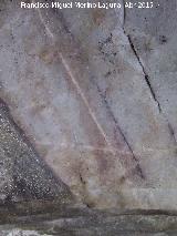 Pinturas rupestres de las Vacas del Retamoso III Grupo I. Antropomorfo phi
