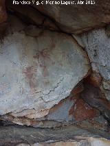 Pinturas rupestres del Abrigo de los Órganos I. Panel