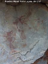 Pinturas rupestres del Abrigo de los Órganos I. Panel