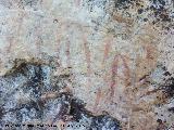 Pinturas rupestres de las Vacas del Retamoso XI Grupo I. Ancoriformes