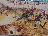 Batalla de Bailén. Azulejos en la Casa de Postas - Villanueva de la Reina