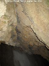 Cueva del Agua de La Toba. Techo