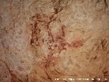 Pinturas rupestres del Abrigo de la Caada de la Cruz. Escena de lucha
