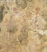 Pinturas rupestres de la Cueva del Engarbo II. Grupo I. Escena de la ofrenda