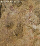 Pinturas rupestres de la Cueva del Engarbo II. Grupo I. Escena de la ofrenda