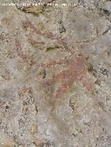 Pinturas rupestres de la Cueva del Engarbo II. Grupo II. Cabeza de gamo
