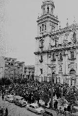 Catedral de Jaén. Torre del Reloj. Foto antigua