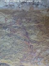 Pinturas rupestres del Pecho de la Fuente III. Antropomorfo golondrina