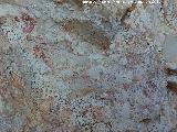 Pinturas rupestres del Pecho de la Fuente V. Panel