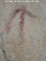 Pinturas rupestres de la Serrezuela de Pegalajar IV. Antropomorfo golondrina
