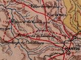 Cortijo del Pilar de Moya. Mapa 1901