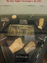 Museo de la Ciudad. Piezas romanas de hueso