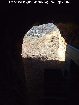 Mina romana de Fuente Álamo. Boca de la mina