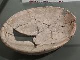 Cermica Ibera. Plato a mano sin decoracin siglo VII a.C. Museo Ibero