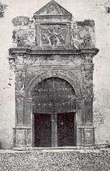 Baslica de San Ildefonso. Portada Renacentista. Foto antigua