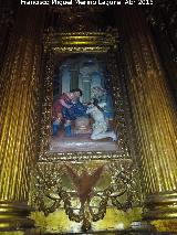 Baslica de San Ildefonso. Altar de la Virgen de la Antigua o del Cristo del Valle. Detalle