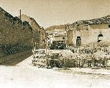Calle Portillo de San Jernimo. Foto antigua en su interseccin con la Calle Sixto Cmara