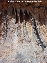 Abrigo Neandertal de la Serrezuela. Hornacinas naturales