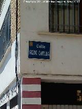 Calle Sixto Cmara. Placa