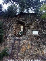Hornacina de la Virgen del Guadalmena. 