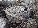 Piedras de molino de las Cuevas de los Majuelos y Aro. 