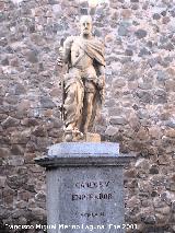 Carlos I de Espaa y V de Alemania. Estatua en la Puerta de Bisagra de Toledo