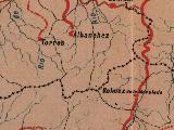Historia de Albanchez de Mgina. Mapa 1885