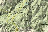 Cerro Cuenca. Mapa