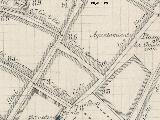 Calle Alamillo. Plano topogrfico de 1894