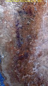 Pinturas rupestres de la Cueva de la Graja-Grupo I. Pinturas de la parte baja