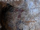 Pinturas rupestres de la Cueva de la Graja-Grupo V. Panel