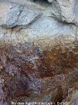 Pinturas rupestres de la Cueva de la Graja-Grupo XII. Antropomorfo
