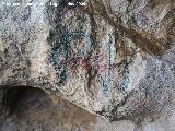 Pinturas rupestres de la Cueva de la Graja-Grupo XII. Barra superior