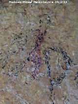 Pinturas rupestres de la Cueva de la Graja-Grupo XIV. Barra vertical