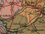 Estacin de Mengbar. Mapa 1901