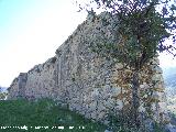 Castillo de Otiar. Muralla Oeste. 