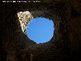 Castillo de Otiar. Torren de Acceso. Bveda de media naranja del habitculo