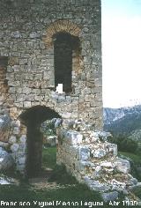 Castillo de Otiar. Torren de Acceso. Desde intramuros