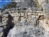 Castillo de Otiar. Habitculo del Alcazarejo. Muros interiores