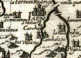 Otiar Viejo. Otar, como parroquia, en el Mapa de Martn de Ximena (1654) [Catlogo de los obispos de las iglesias catedrales de la dicesis de Jan]