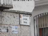 Calle Real. Placa